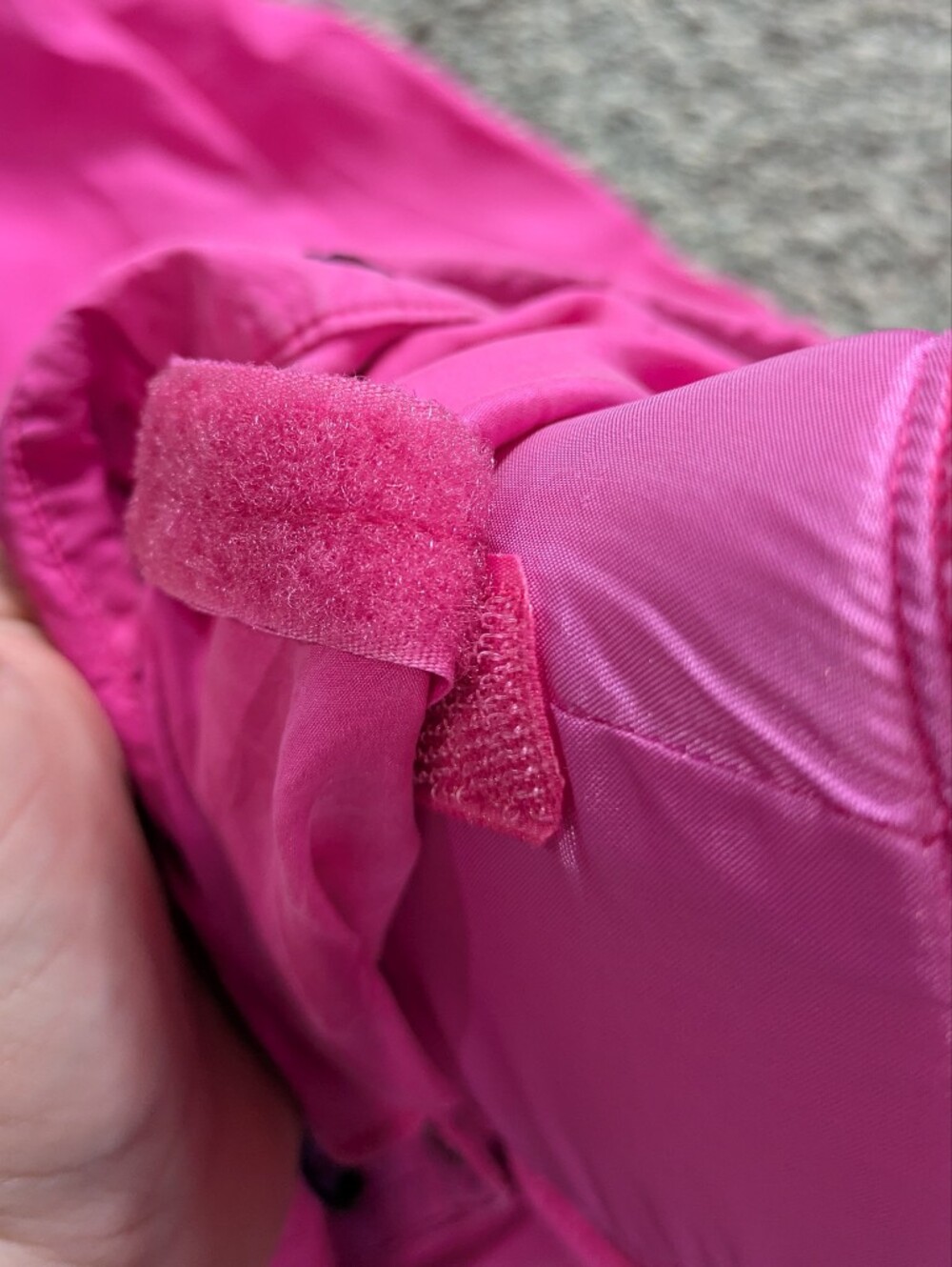 Vintage Palmer Pink Fringe Long Sleeve Silk Button Up M - Picture 6 of 8